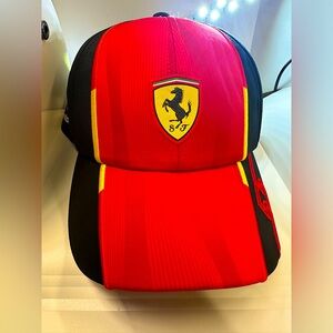 2023 Ferrari Team F1 # 55 Carlos “please don’t go” Sainz Junior sized hat.